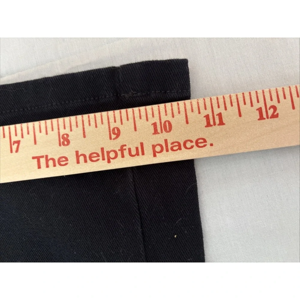 Jones New York Signature Jeans Womens 14W Black Stretch Straight Leg High Rise
